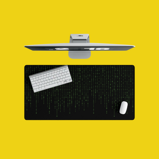Desk Mat - Abstract Matrix Background