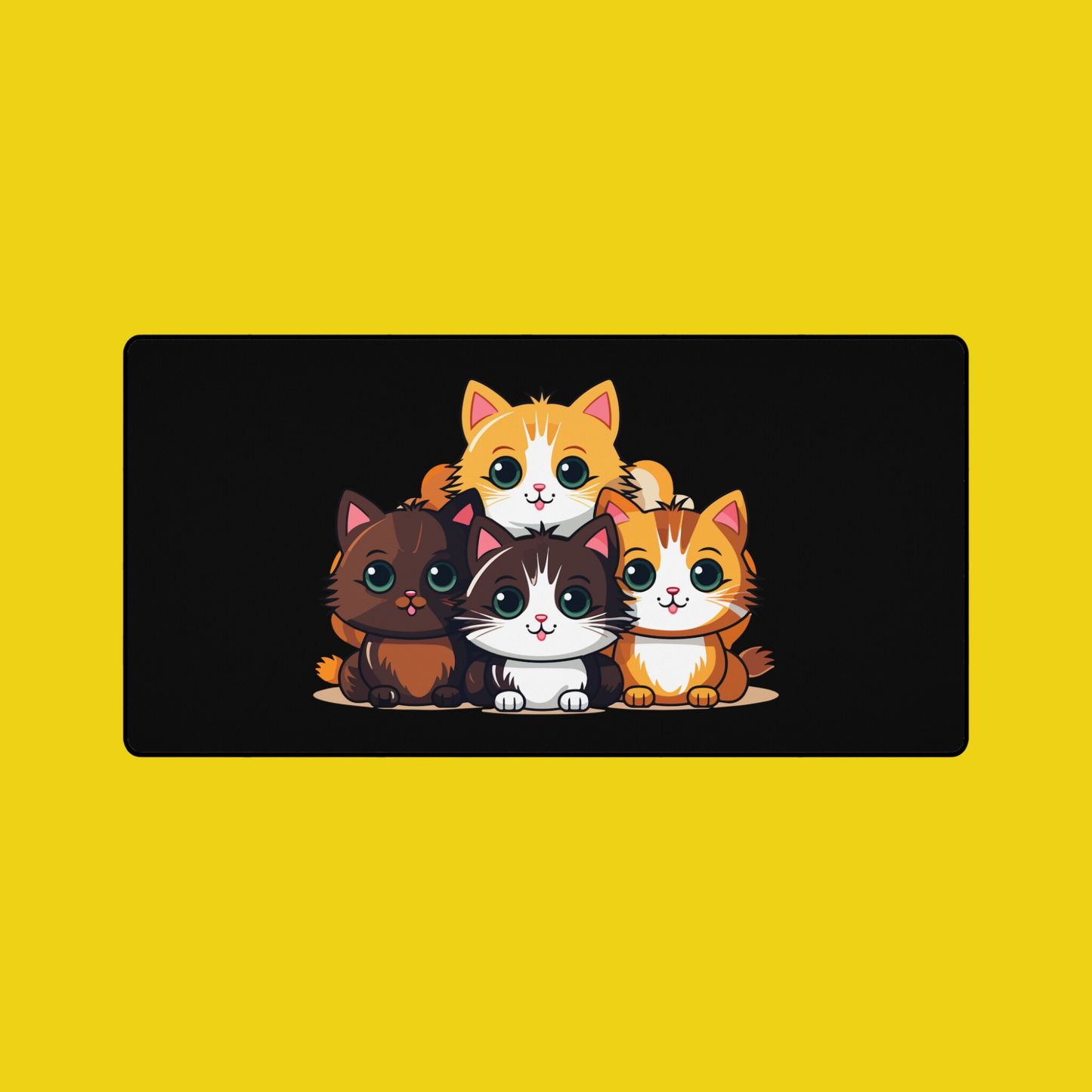 Desk Mat - Cute cats