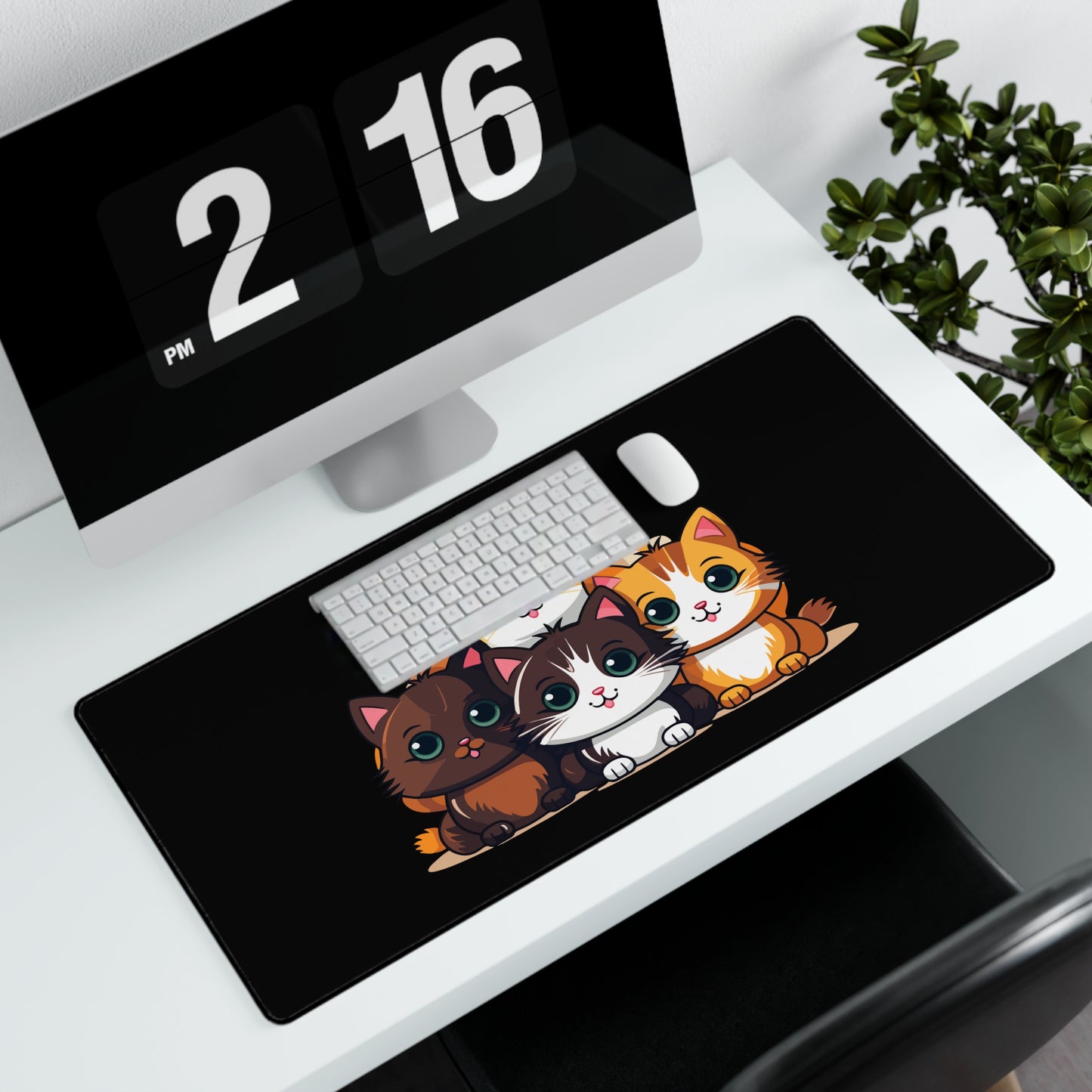 Desk Mat - Cute cats