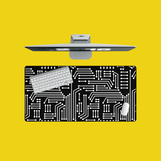 Desk Mat - Electric Circuitry