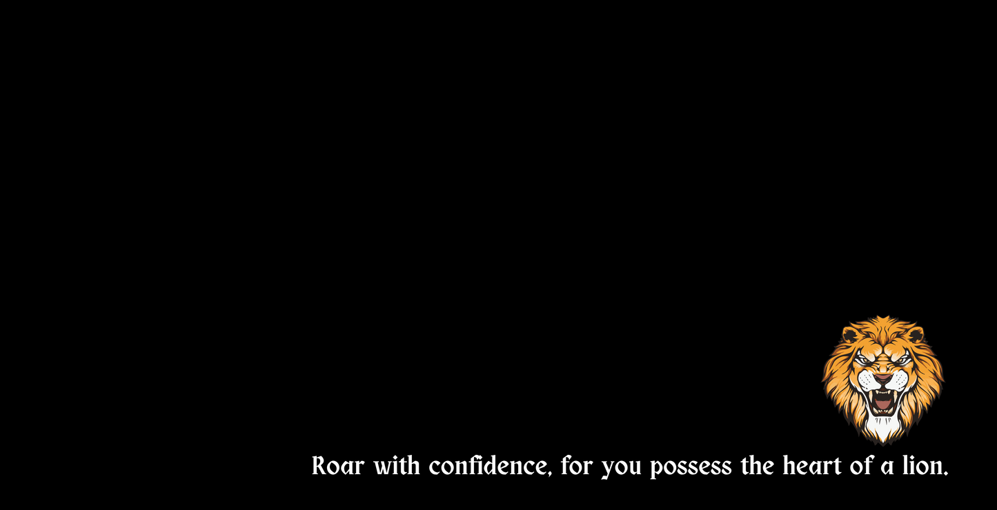 Desk Mat - Roar with confidence