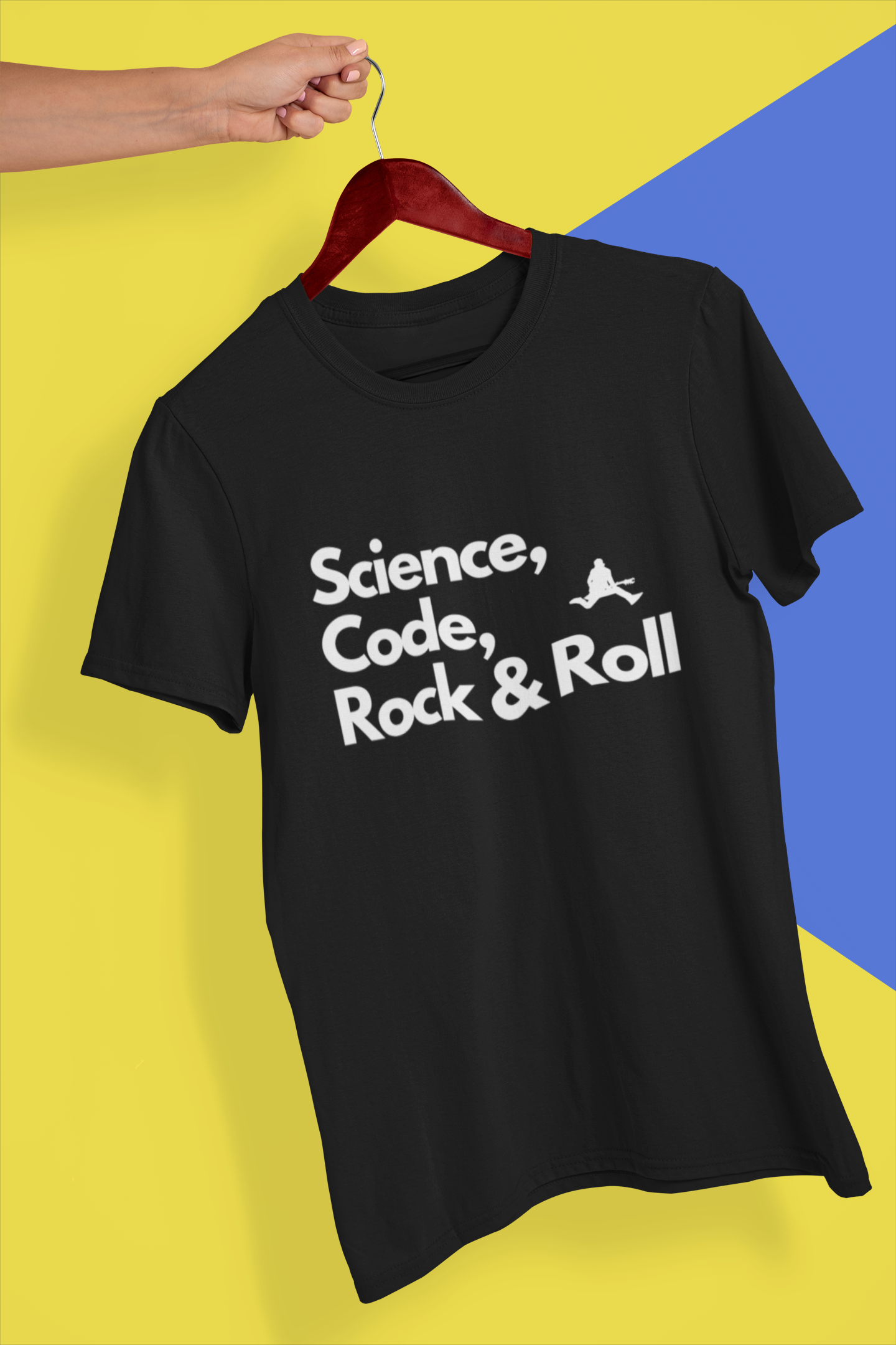 Science, Code & Rock 'n' Roll - Tshirt