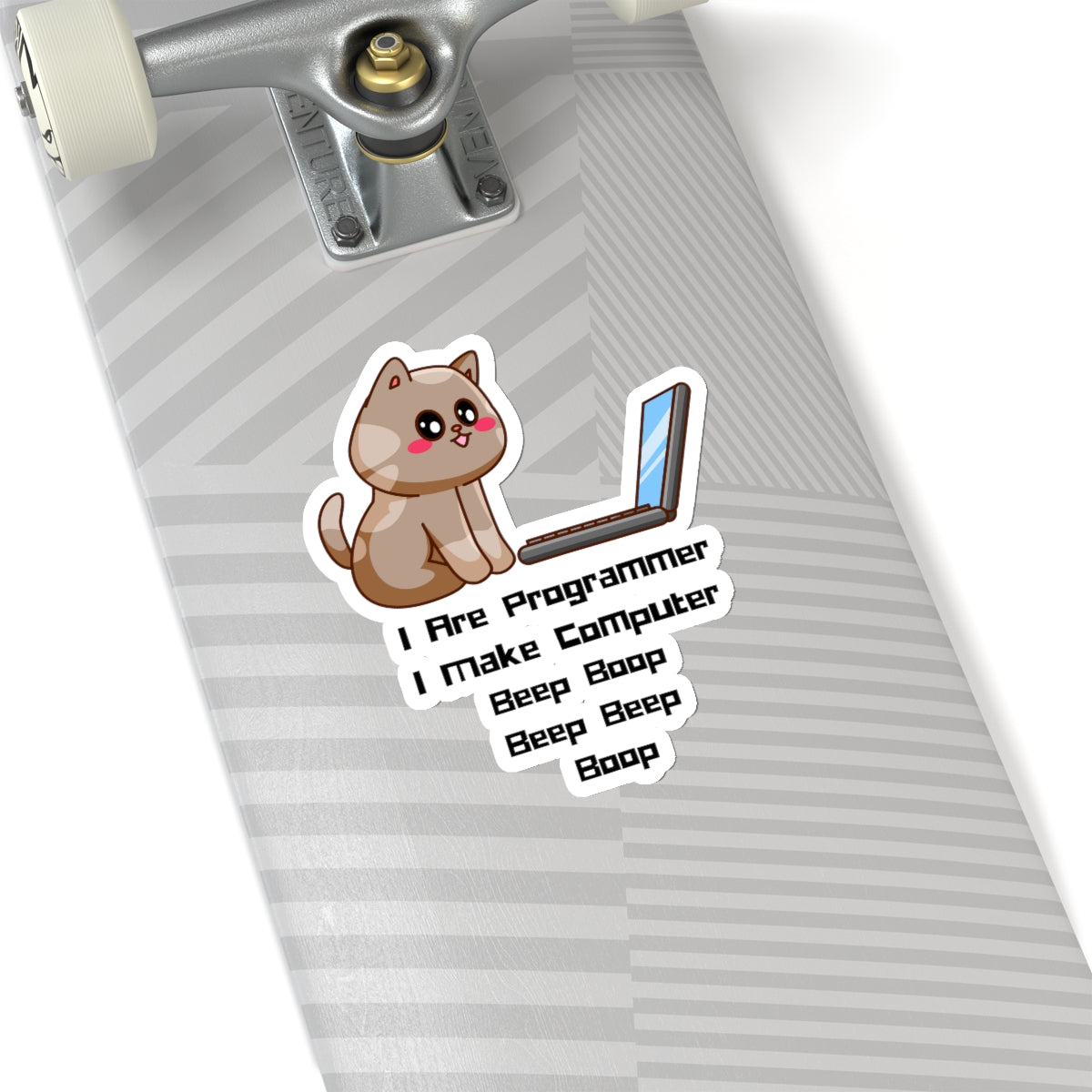 I Are Programmer I Make Computer Beep Boop Beep Beep Boop - Developer / Programmer / Software Engineer Kiss Cut Sticker