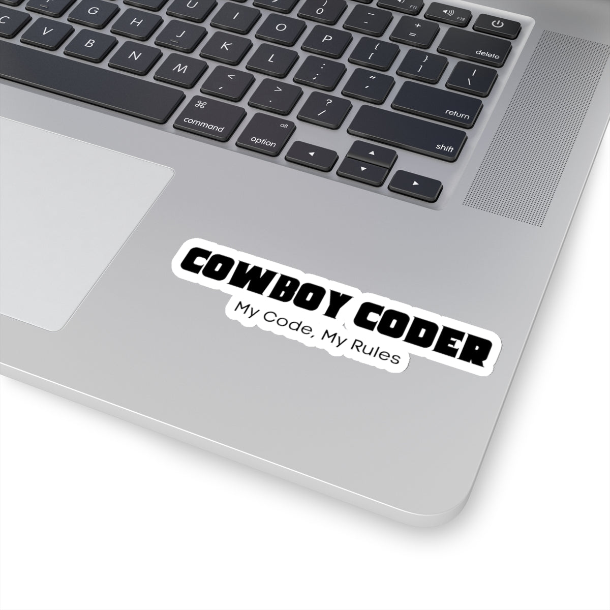 Cowboy Coding - Developer / Programmer / Software Engineer Kiss Cut Sticker