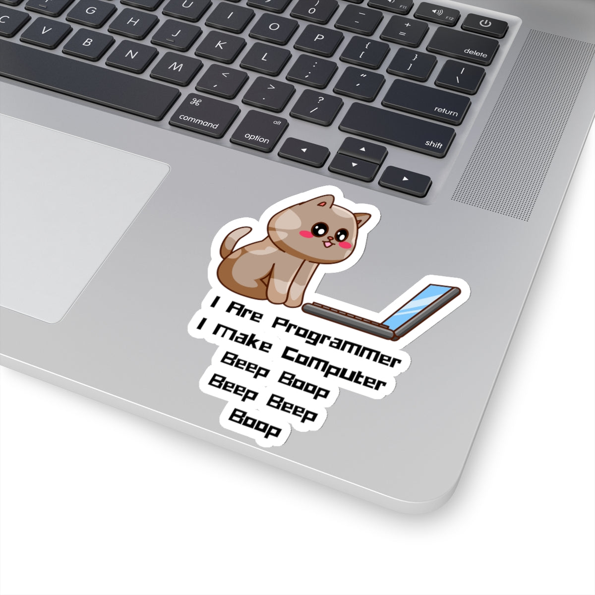 I Are Programmer I Make Computer Beep Boop Beep Beep Boop - Developer / Programmer / Software Engineer Kiss Cut Sticker