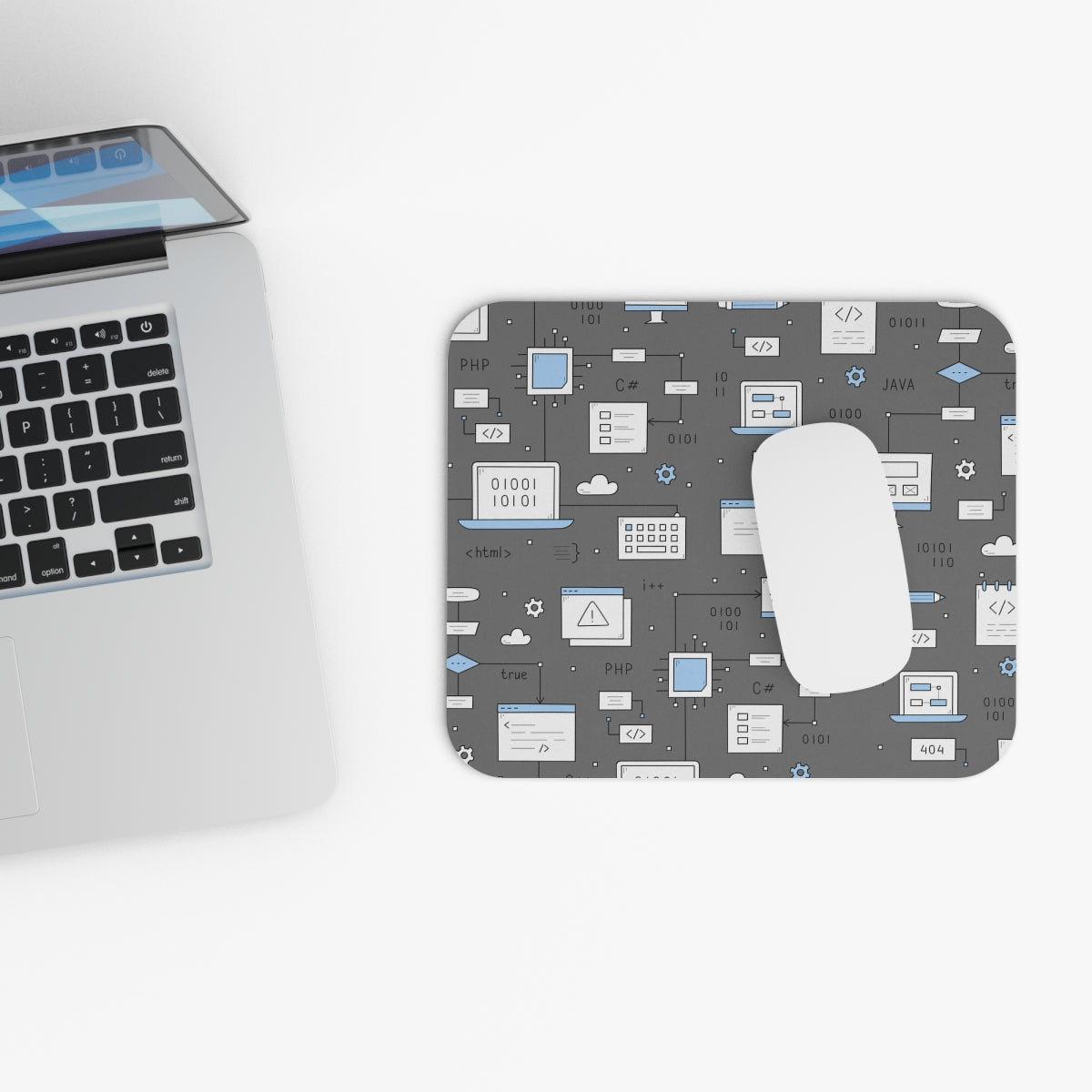 Doodle Programming - Developer / Programmer / Coder / Software Engineer Mouse Pad