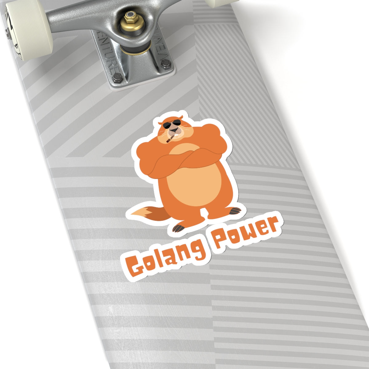 Golang Power - Developer / Programmer / Software Engineer Kiss Cut Sticker
