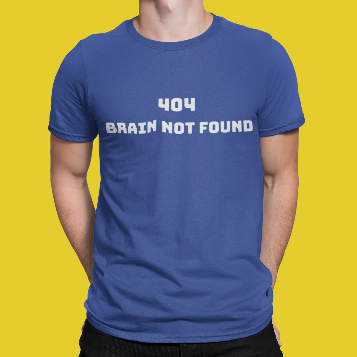 404 Brain not Found - Developer T-Shirt