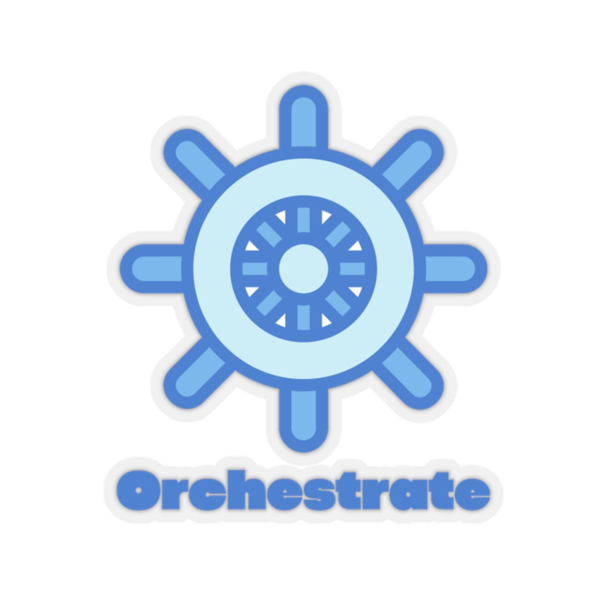 Orchestrate - Developer / Programmer / Kubernetes Kiss Cut Sticker