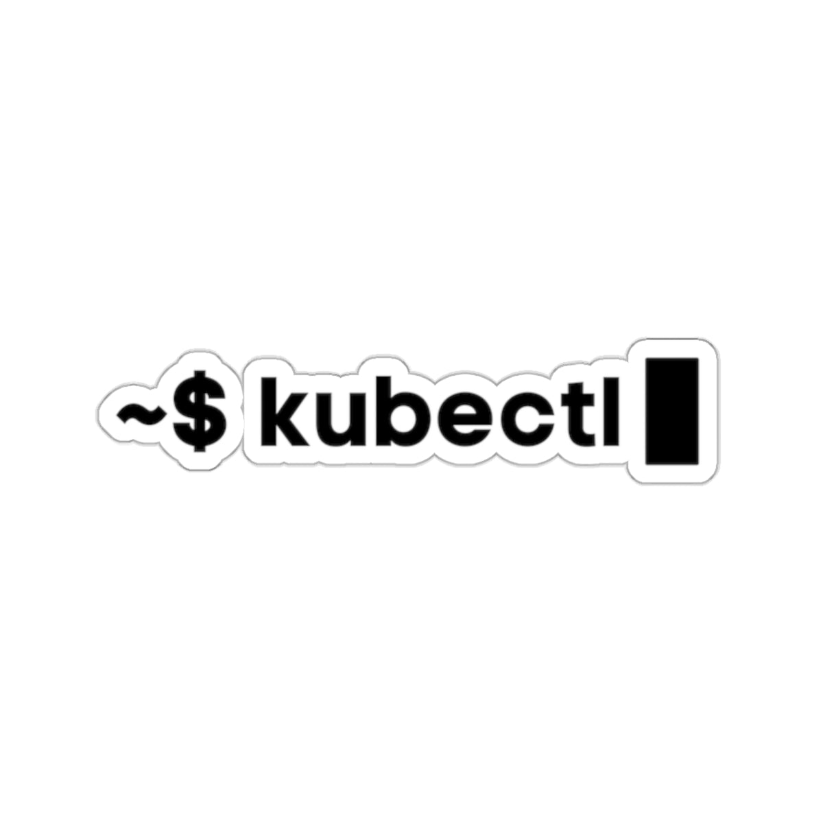 Kubectl - Developer / Programmer / Software Engineer Kiss Cut Sticker