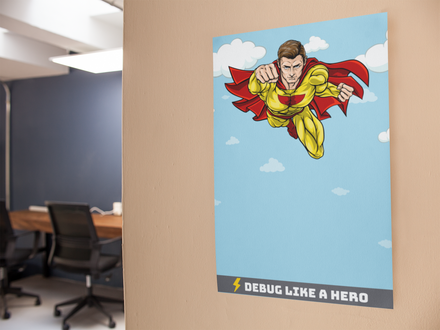 Debug Like a Hero - Developer / Programmer / Software Engineer Poster