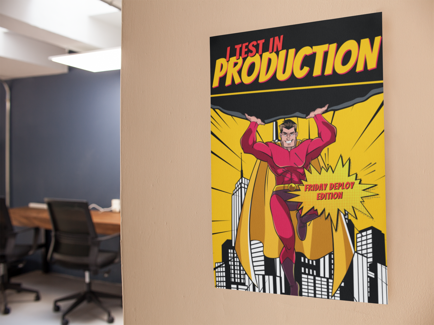 I test in production - Friday Deploy Edition - Programmer / Software Engineer / DevOps / Poster