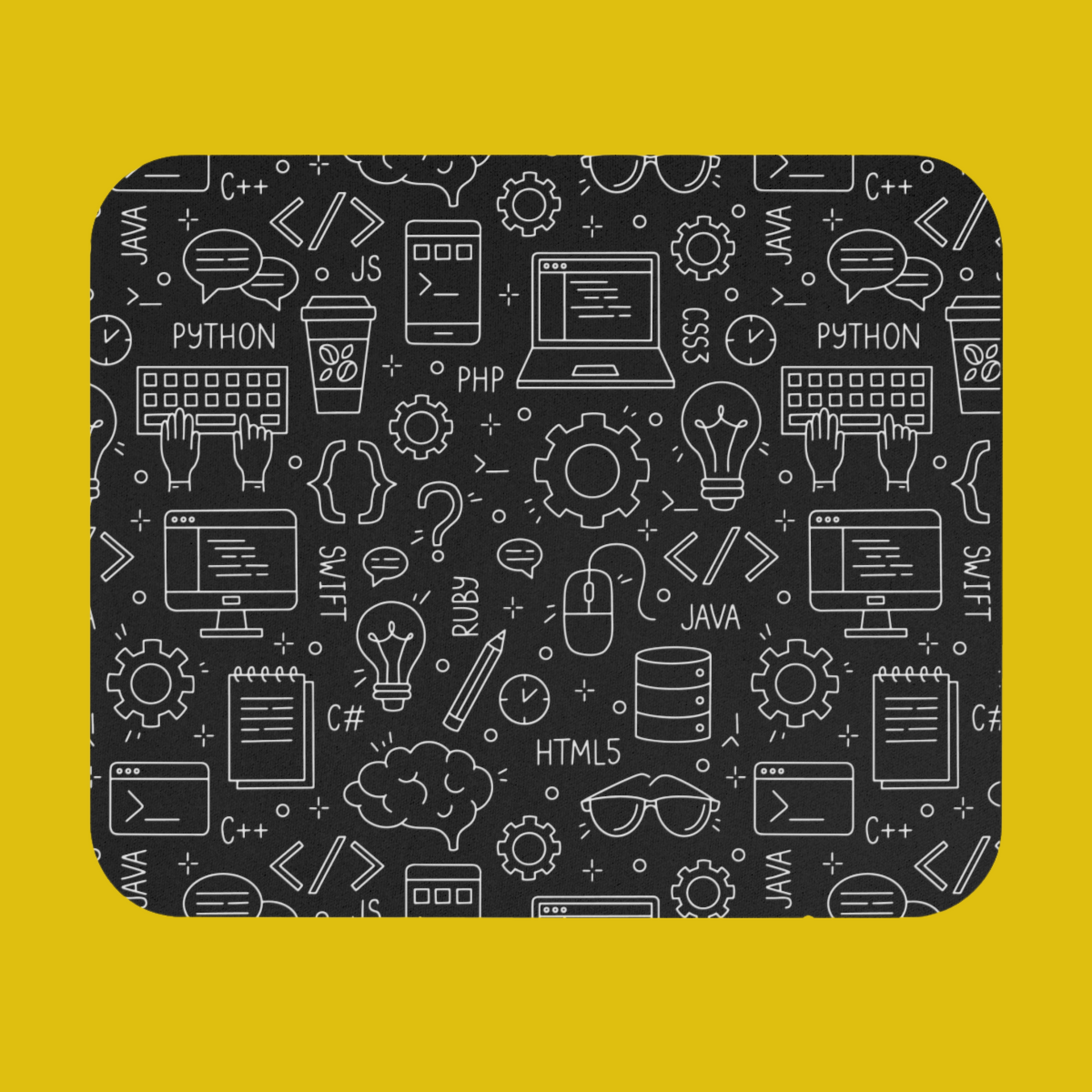 Programming Patterns - Developer / Programmer / Coder / Software Engineer Mouse Pad