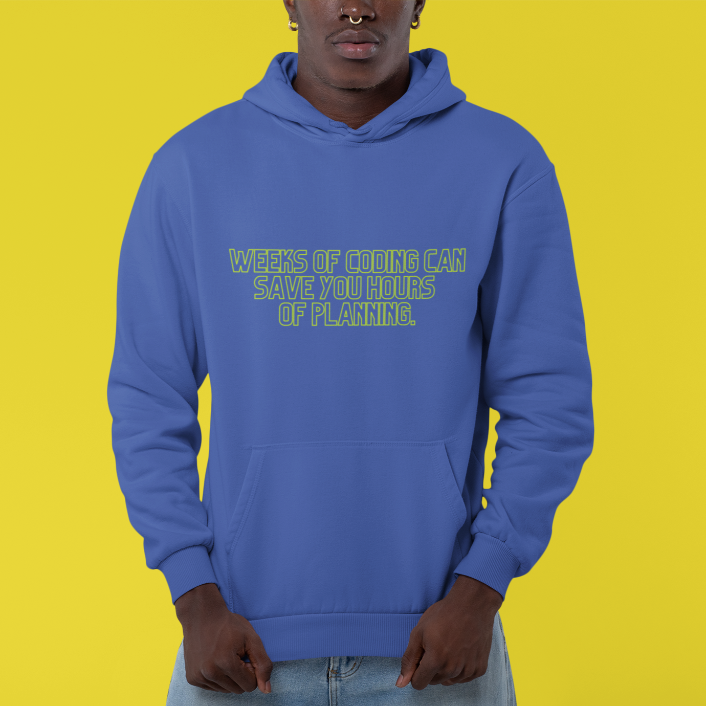 Weeks of coding can save you hours of planning - Heavy Blend™ Hoodie