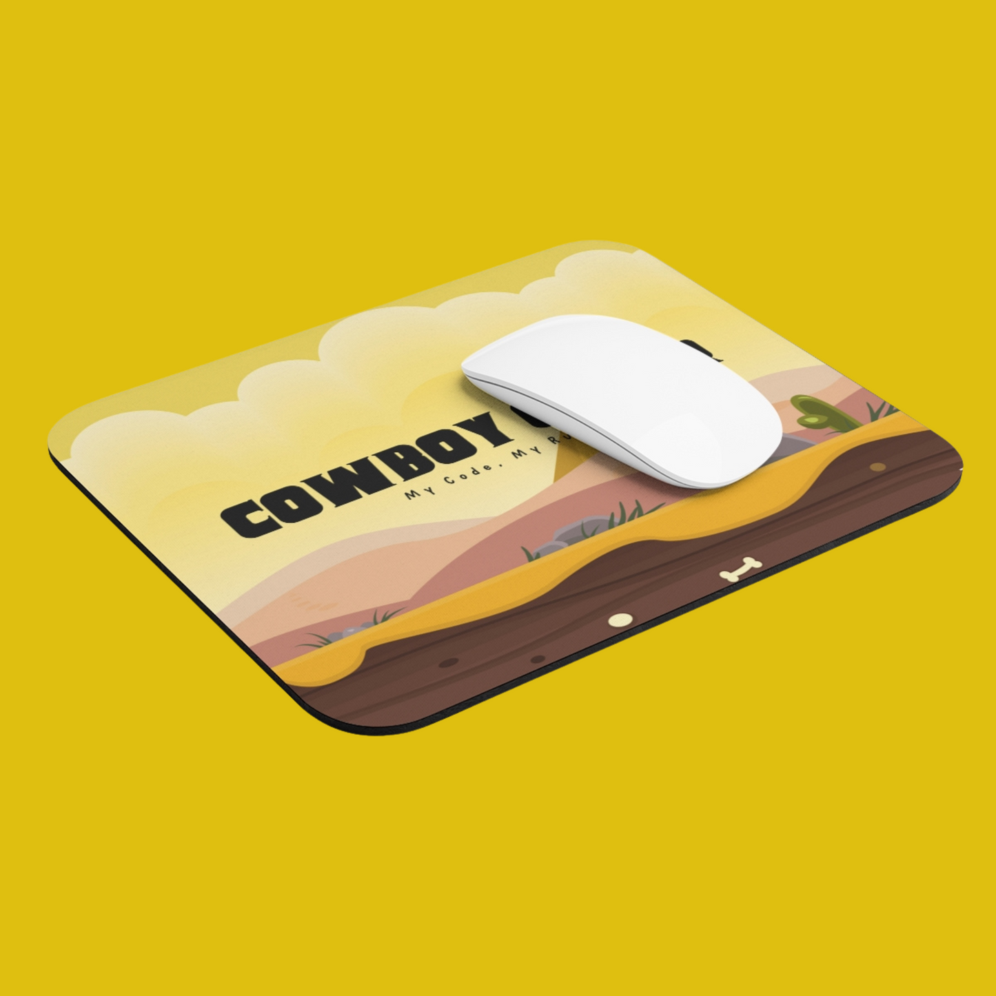 Cowboy Coder Mouse pad - Developer / Programmer / Coder / Software Engineer / DevOps