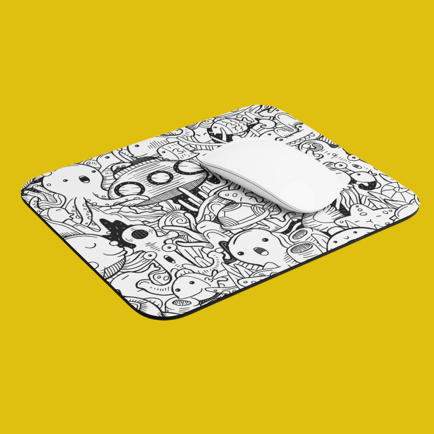 Sea doodle - Mouse pad - Developer / Programmer / Coder / Software Engineer / DevOps