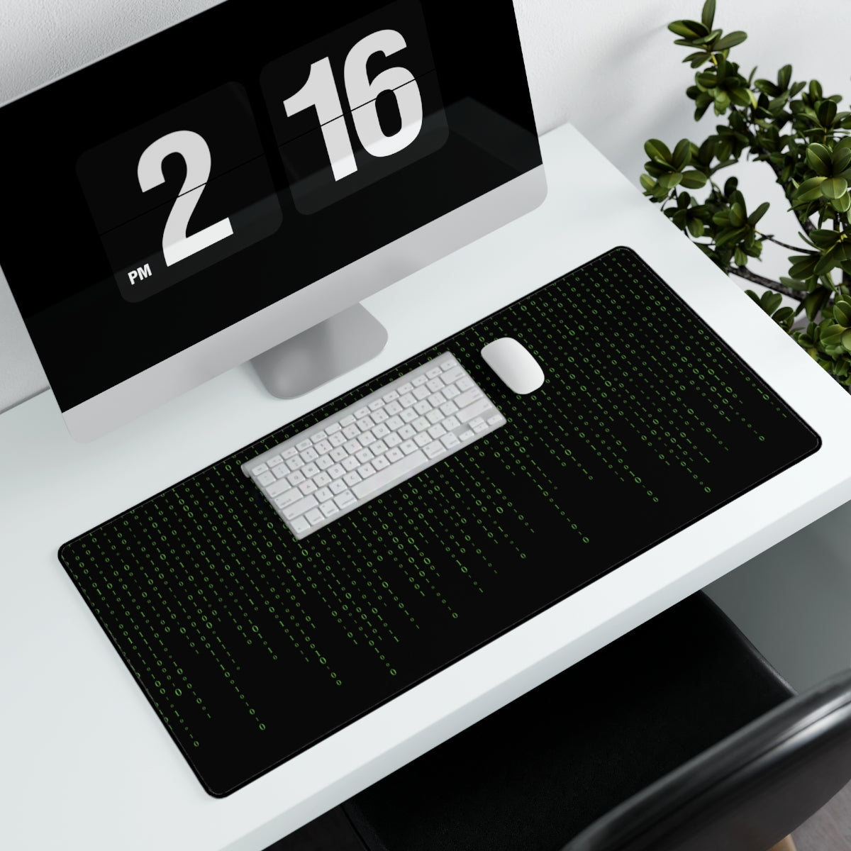 Desk Mat - Abstract Matrix Background