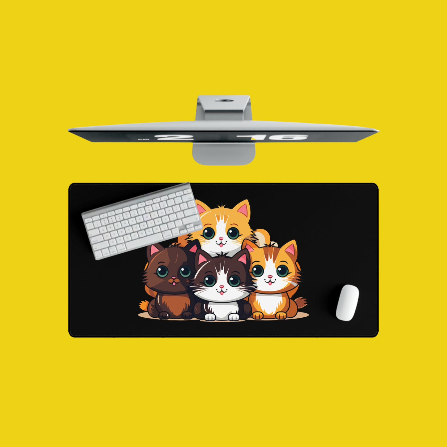 Desk Mat - Cute cats