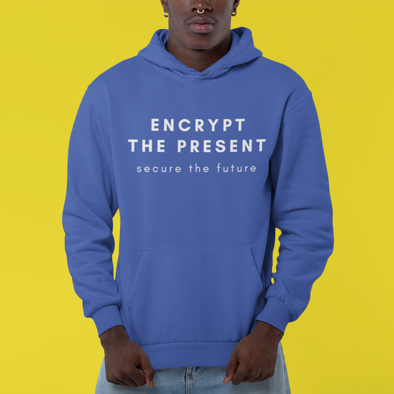 Encrypt the present, secure the future - Heavy Blend™ Hoodie