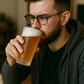 🍺 Frosted Pint Glass – "Hydrate, Debug, Repeat" Edition