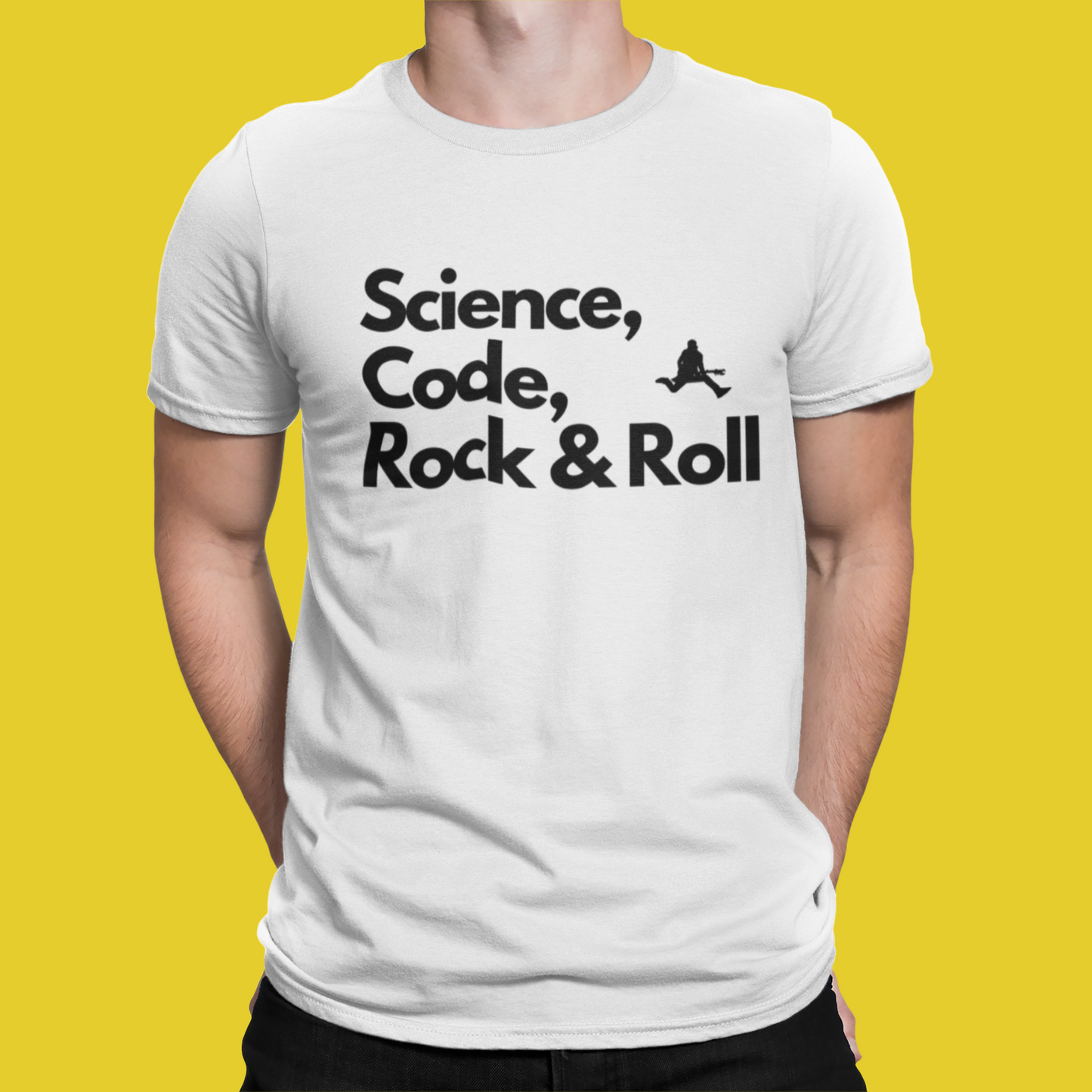 Science, Code & Rock 'n' Roll - Tshirt