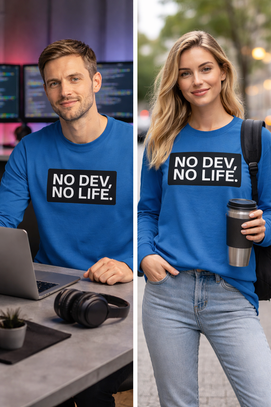No Dev, No Life - Ultra Cotton Long Sleeve Tee