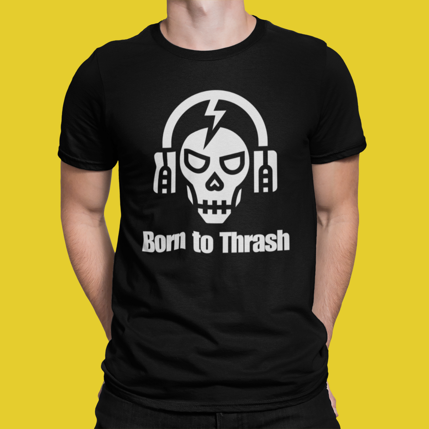 Born to Thrash - Metalhead - Tshirt