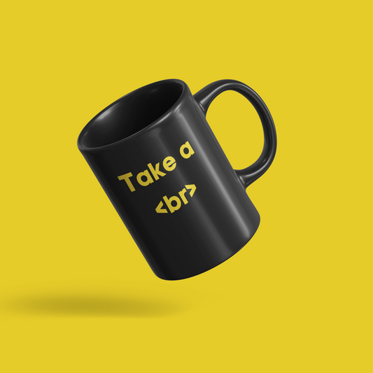 Take a break - Black Mug