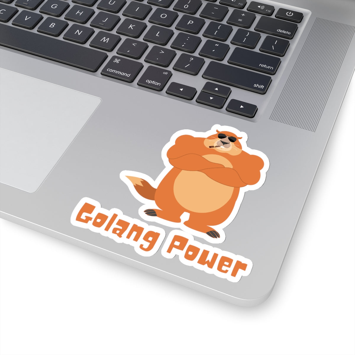Golang Power - Developer / Programmer / Software Engineer Kiss Cut Sticker