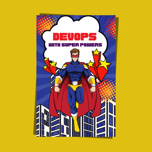 Devops with super powers - Developer / Programmer / Software Engineer Poster