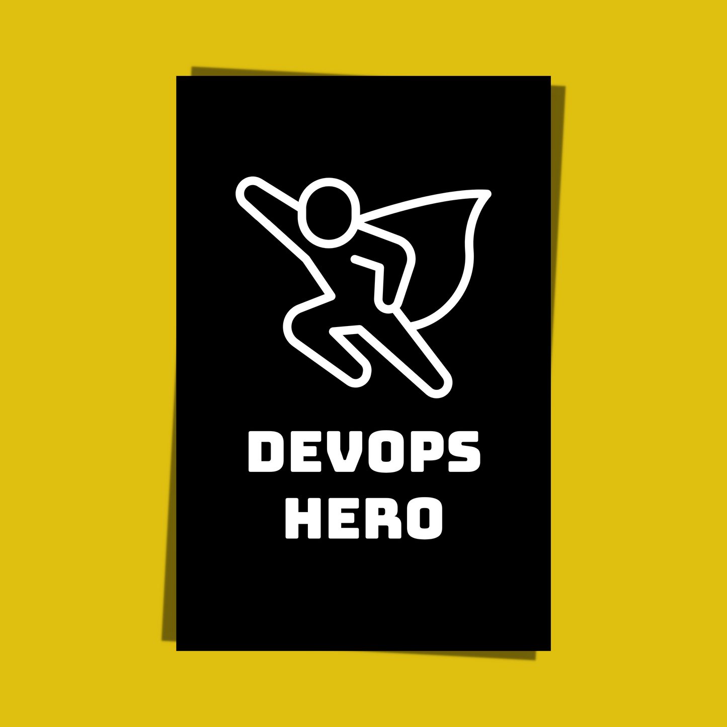 DevOps Hero - Developer / Programmer / Software Engineer Poster