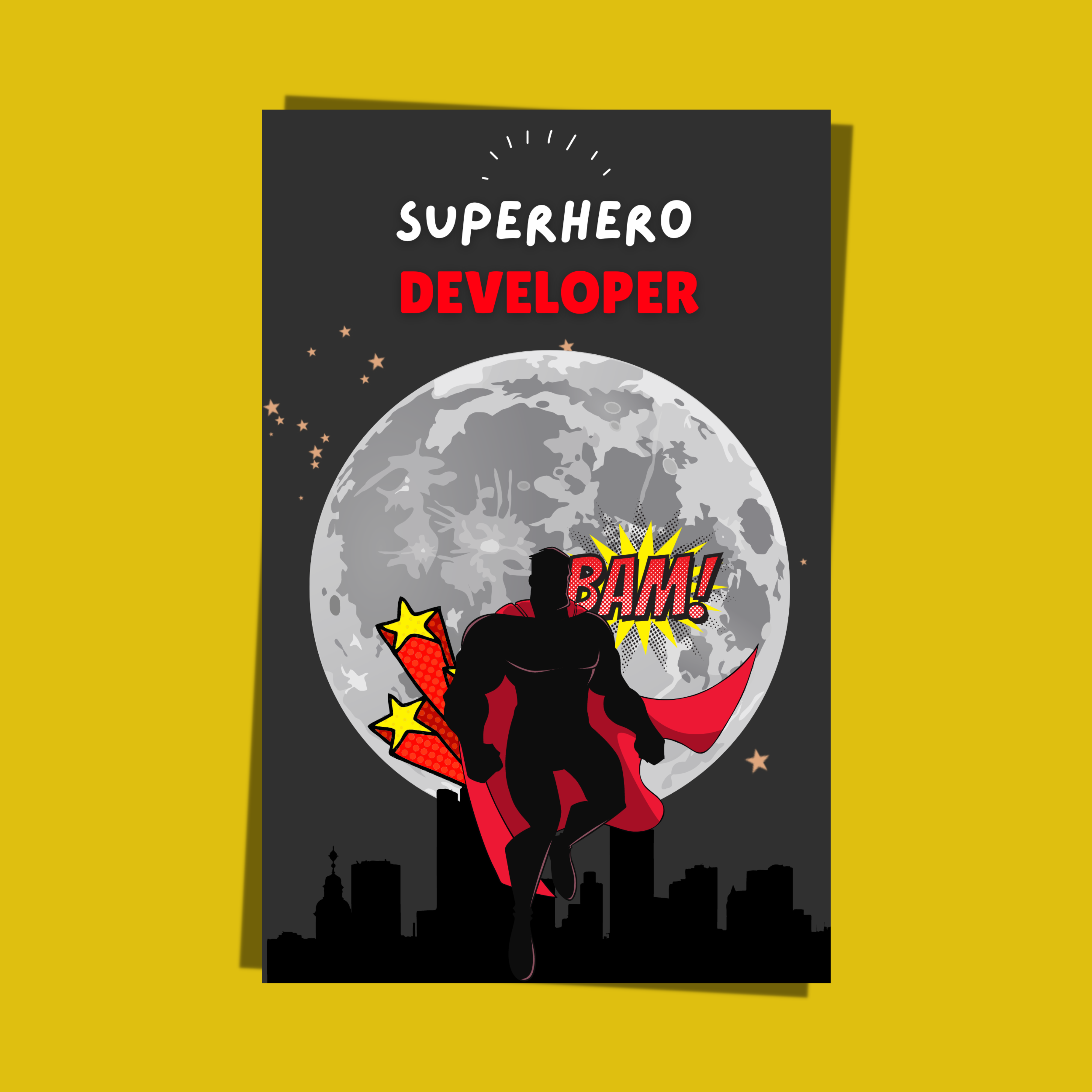 Superhero Developer - Programmer / Software Engineer / DevOps / Poster ...