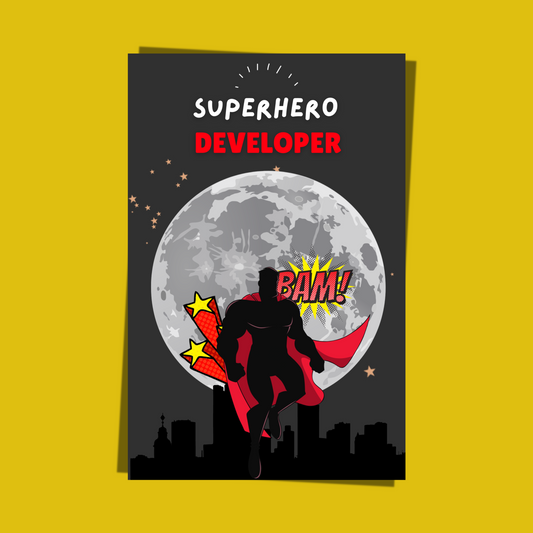Superhero Developer - Programmer / Software Engineer / DevOps / Poster